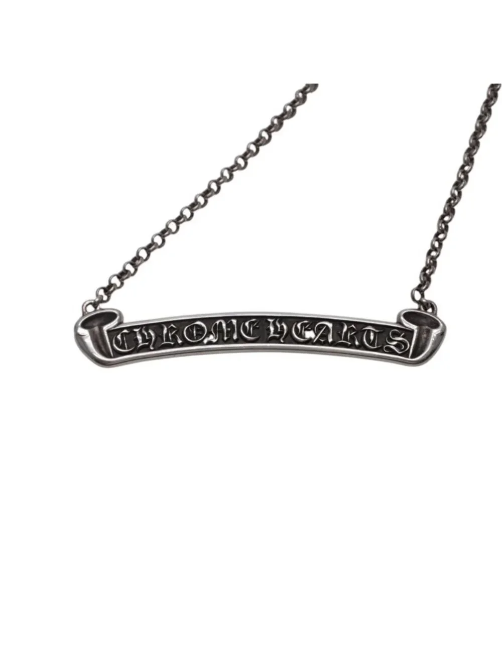 Chrome Hearts Scroll Label Neckchain Necklace